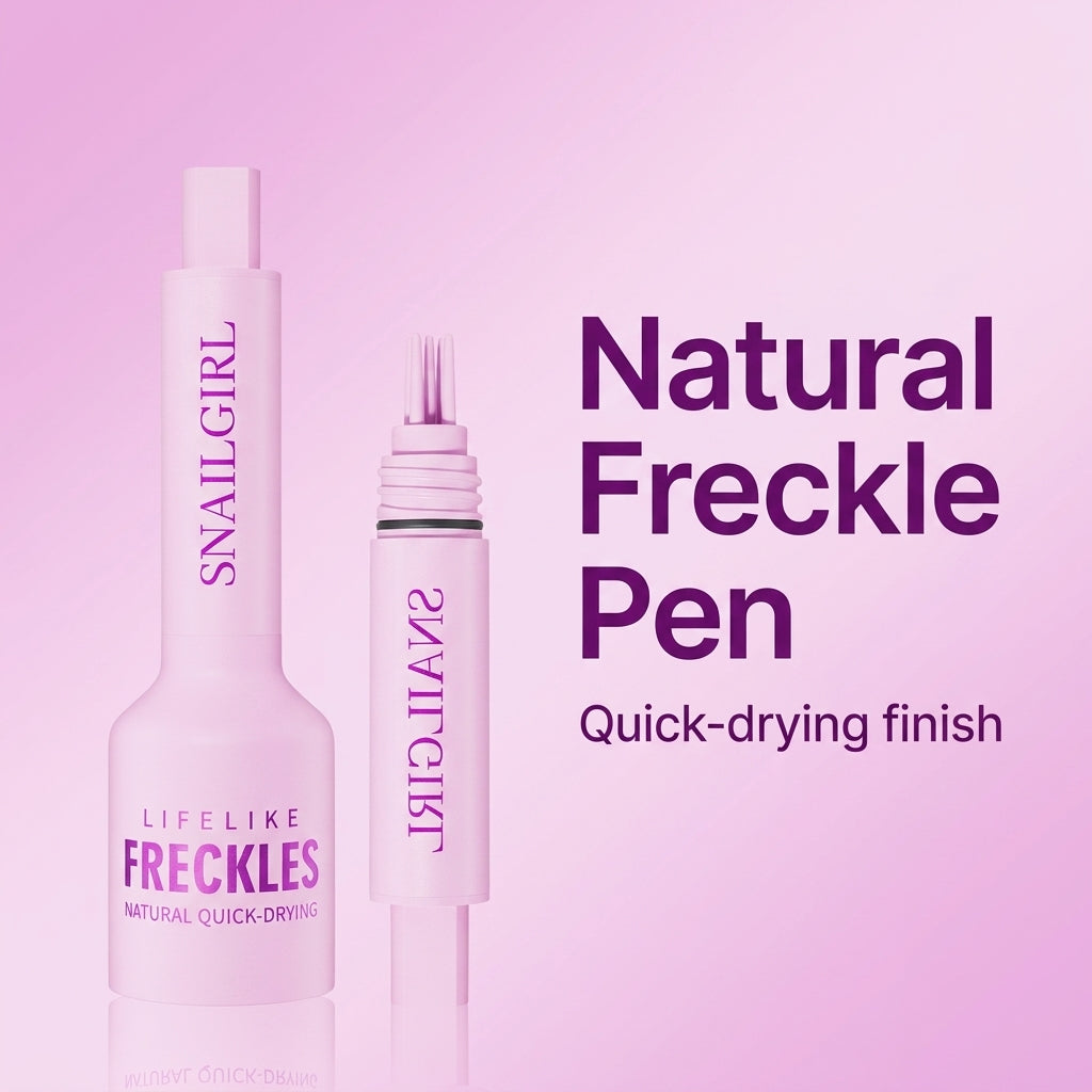 5-Point Natural Freckle Stamp Pen - Instant Lifelike Sunkissed Look, Waterproof & Smudge-Proof