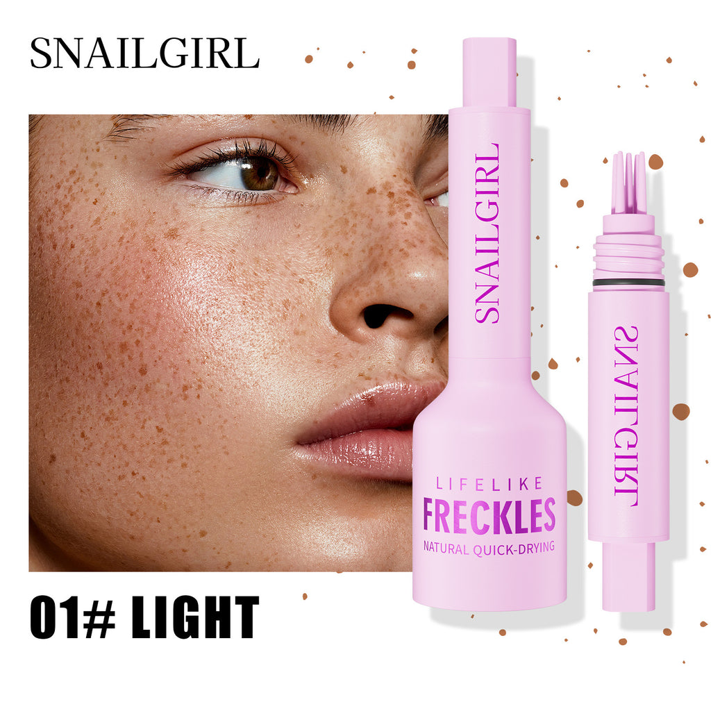 5-Point Natural Freckle Stamp Pen - Instant Lifelike Sunkissed Look, Waterproof & Smudge-Proof